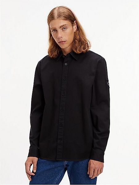 Calvin Klein Jeans Langarmhemd MONOLOGO BADGE günstig online kaufen