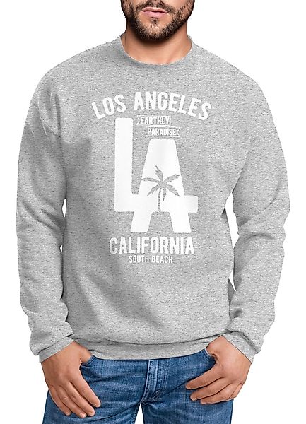 Neverless Sweatshirt Sweatshirt Herren Los Angeles günstig online kaufen