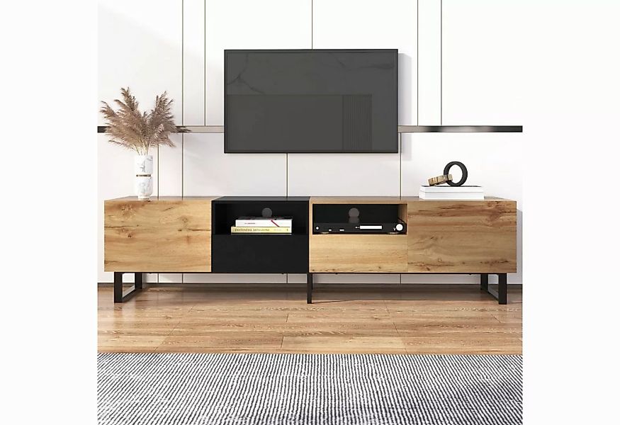 Odikalo TV-Schrank TV-Ständer Sideboard Lowboard geräumiger Stauraum Schubl günstig online kaufen