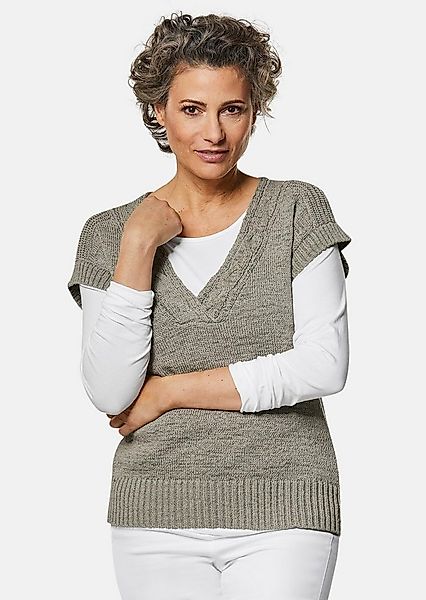 GOLDNER Strickpullover Kurzgröße: Trageangenehmer Pullunder günstig online kaufen