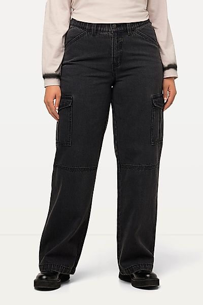 Ulla Popken 5-Pocket-Jeans Cargojeans Mandy weites günstig online kaufen