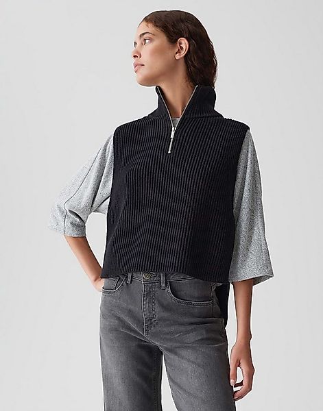 OPUS Cape ABIBO aus Baumwoll Mix one size, Rippstruktur, Riegel an den Seit günstig online kaufen