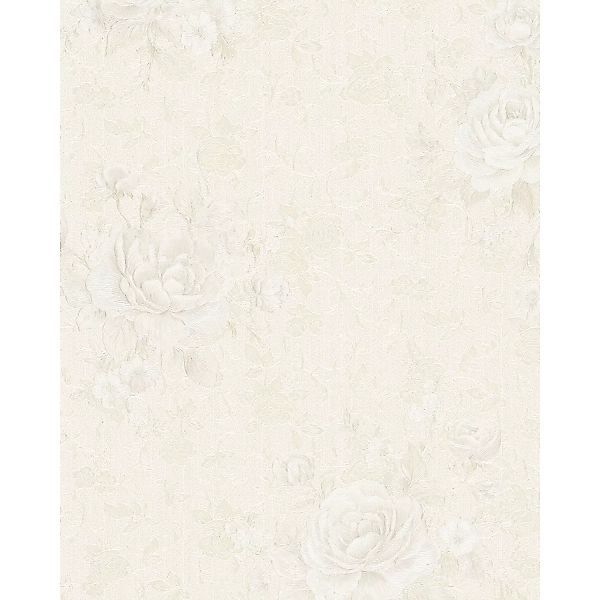 Marburg Vliestapete Floral Blüte Beige-Pearl 10,05 m x 0,53 m FSC® günstig online kaufen