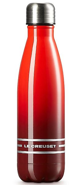 Le Creuset Trinkflasche Edelstahl Isolierflasche Kirschrot 500ml günstig online kaufen