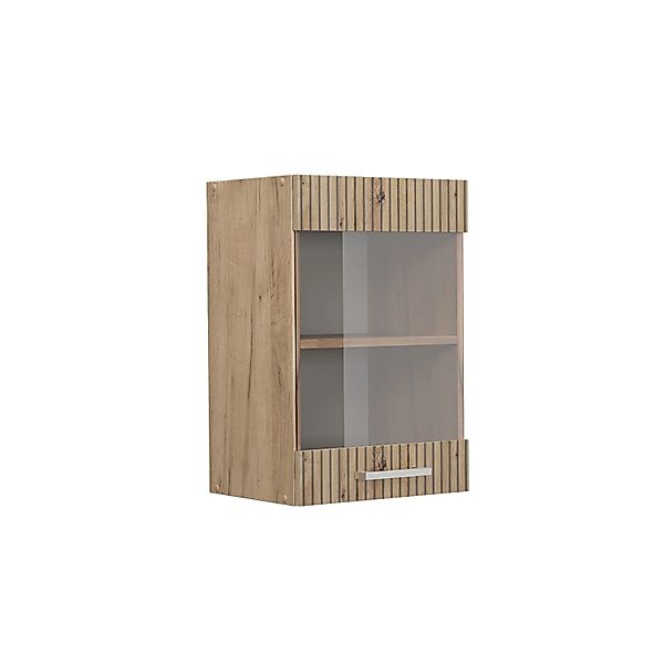 Vicco Glashängeschrank R-Line, Artisan-Eiche/Goldkraft Eiche, 40 cm günstig online kaufen
