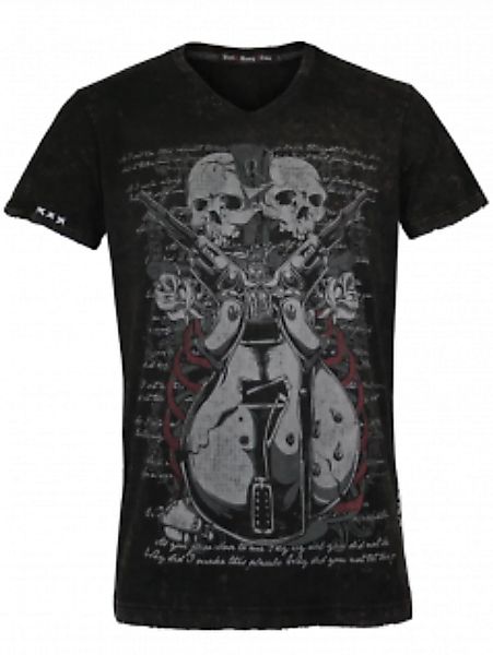 Black Money Crew Herren Shirt Rock N Roll (M) (schwarz) günstig online kaufen