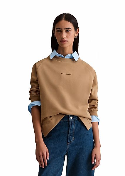 Marc OPolo DENIM Sweatshirt, relaxed fit, aus Organic Cotton, mit Schlitzen günstig online kaufen