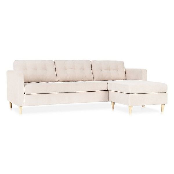 ebuy24 Marino Sofa AB1 Chaiselongue Rechts oder Links Gewendet in Samt Sand günstig online kaufen