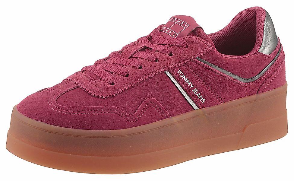 Tommy Jeans Plateausneaker "THE GREENWICH FLATFORM ELEVATED", Schnürschuh, günstig online kaufen