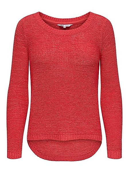 ONLY Strickpullover Einfarbiger Basic Strickpullover ONLGEENA 4251 in Coral günstig online kaufen