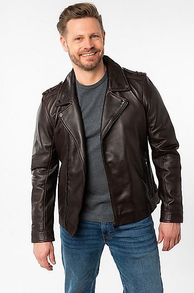 Mauritius Lederjacke MMRibano SF mit Reverskragen günstig online kaufen