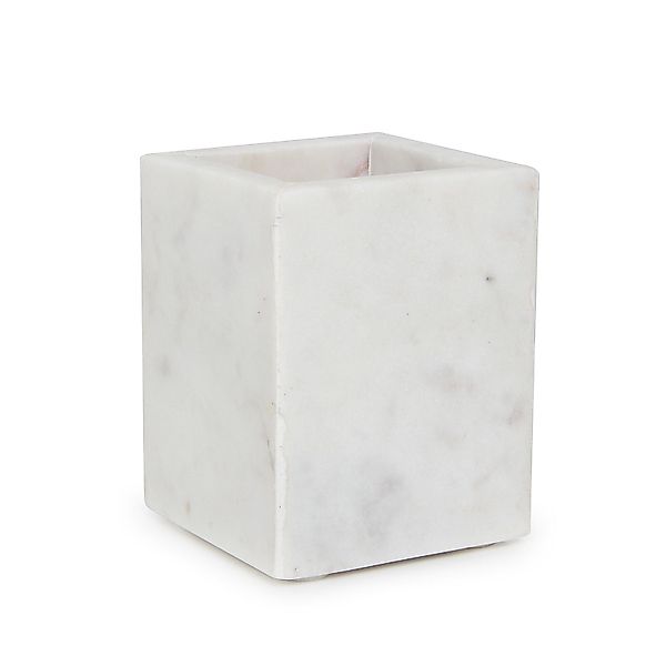 houseproud Zahnputzbecher Cubic White Zahnputzbecher günstig online kaufen