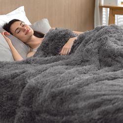 Wohndecke Sherpa-Fleecedecke, Warme Sofadecke, Flauschig, Weich günstig online kaufen