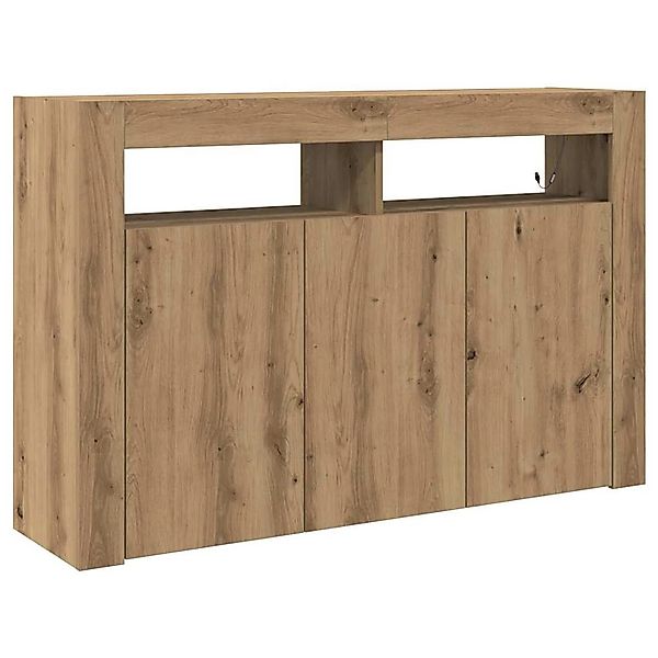 vidaXL Sideboard Artisan-Eiche 116 x 30 x 75 cm Holzwerkstoff 3333884 günstig online kaufen