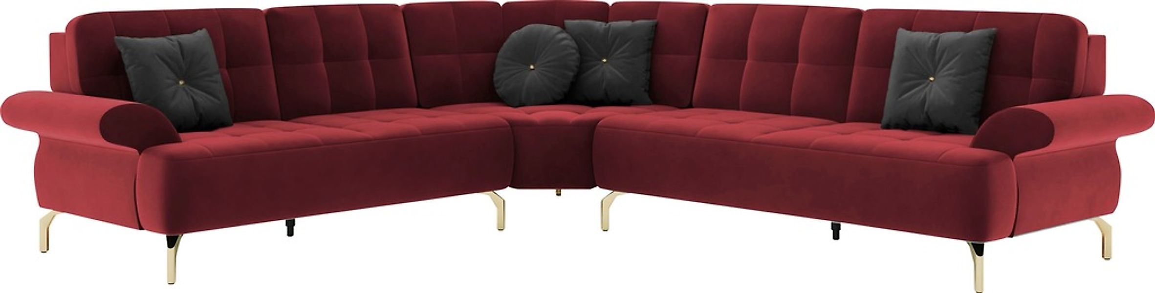 sit&more Ecksofa »Orient 1 L-Form«, inkl. 4 Zierkissen mit Strass-Stein, go günstig online kaufen