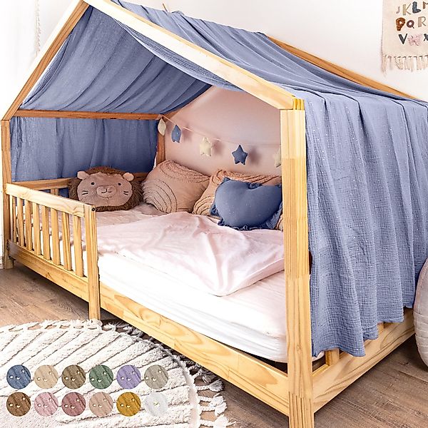 lilimaus Betthimmel Musselin Hausbett Himmel Kinderzimmer günstig online kaufen