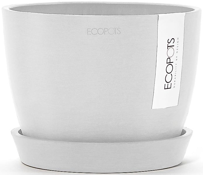 ECOPOTS Blumentopf Stockholm Mini 16 Weiß, günstig online kaufen