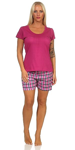 Moonline Schlafanzug Kurzer Damen Pyjama Schlafanzug günstig online kaufen