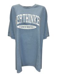 Worldclassca T-Shirt Worldclassca Oversized Print OVERTHINKER günstig online kaufen
