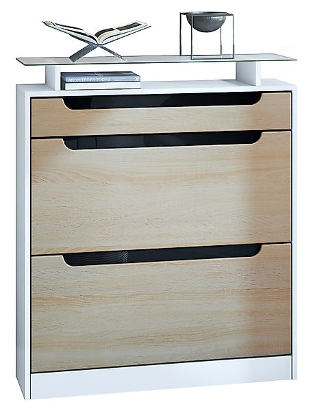 Vladon Schuhschrank Fiesta (Schuhkipper für 16 günstig online kaufen