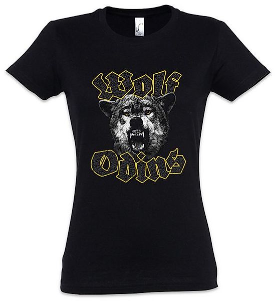 Urban Backwoods Print-Shirt Wolf Odins Damen T-Shirt Geri Freki Thor Odin W günstig online kaufen