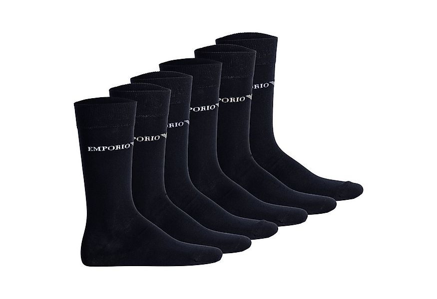 Emporio Armani Kurzsocken Herren Socken 6er Pack Baumwolle (Packung, 6er Pa günstig online kaufen