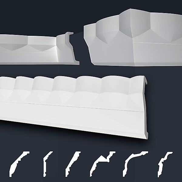 marbet design Stuckleiste B-40, 20 Meter, günstig online kaufen