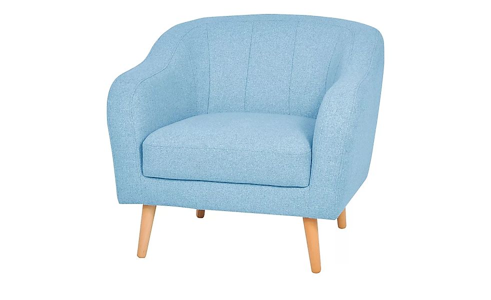 Sessel - blau - 93 cm - 83 cm - 90 cm - Polstermöbel > Sessel > Cocktailses günstig online kaufen