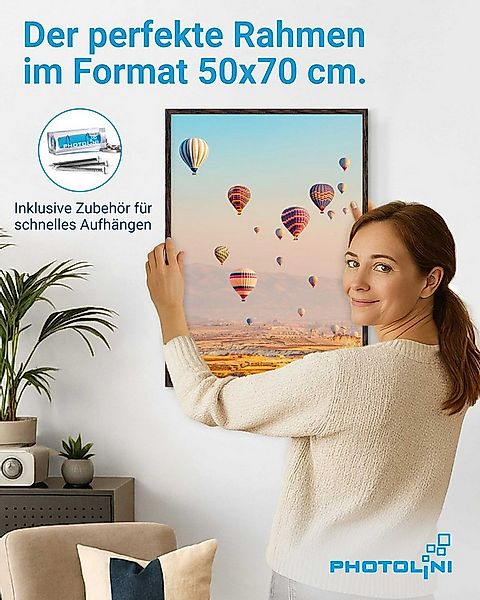 PHOTOLINI Bilderrahmen 3er Set, stabiles MDF-Holz, mit Acrylglas, extra Zub günstig online kaufen