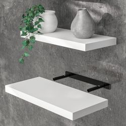 Casaria Wandboard, Weiß Hängeregal mit Halterung günstig online kaufen