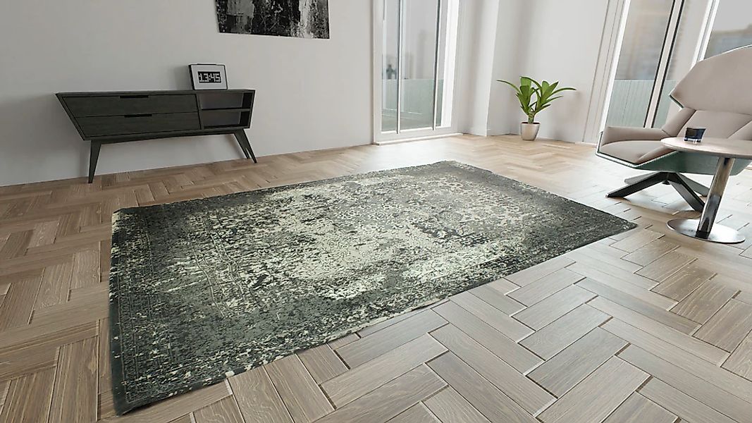 morgenland Teppich »Vintage Teppich Manhattan«, rechteckig, 6 mm Höhe, Vint günstig online kaufen