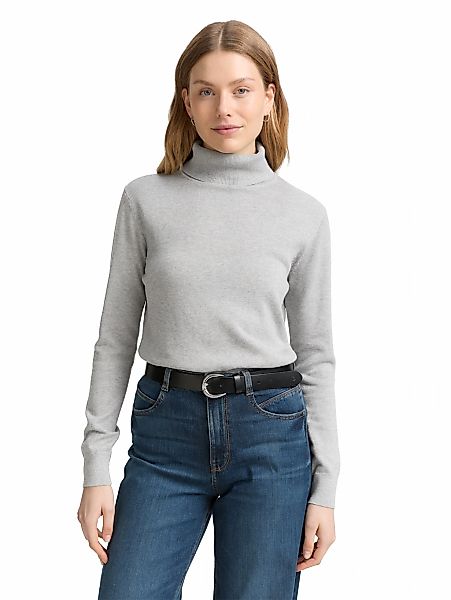 TOM TAILOR Rollkragenpullover, mit Rippbündchen günstig online kaufen