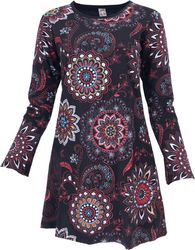 Guru-Shop Midikleid Besticktes Boho chic Minikleid, günstig online kaufen
