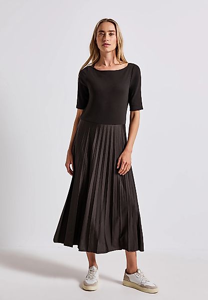 STREET ONE Midikleid, mit plissiertem Rockteil günstig online kaufen