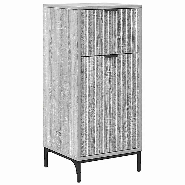 vidaXL Badezimmerschrank mit Speicher Graues Sonoma 39,5 x 36 x 88 cm 88340 günstig online kaufen