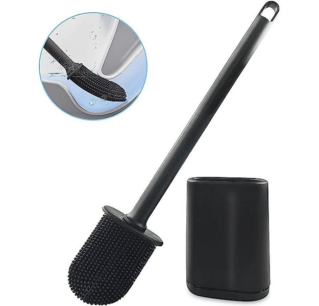 NUODWELL Badaccessoire-Set WC-Bürste Silikon,Flexibel Flache Toilettenbürst günstig online kaufen