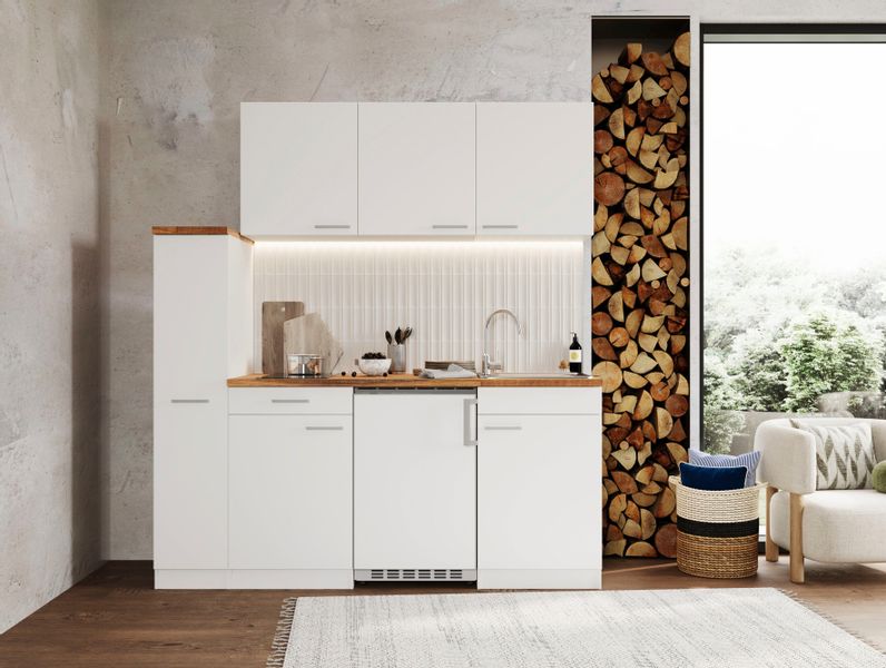 RESPEKTA Küche Luis, mit Glaskeramikkochfeld, wahlweise günstig online kaufen