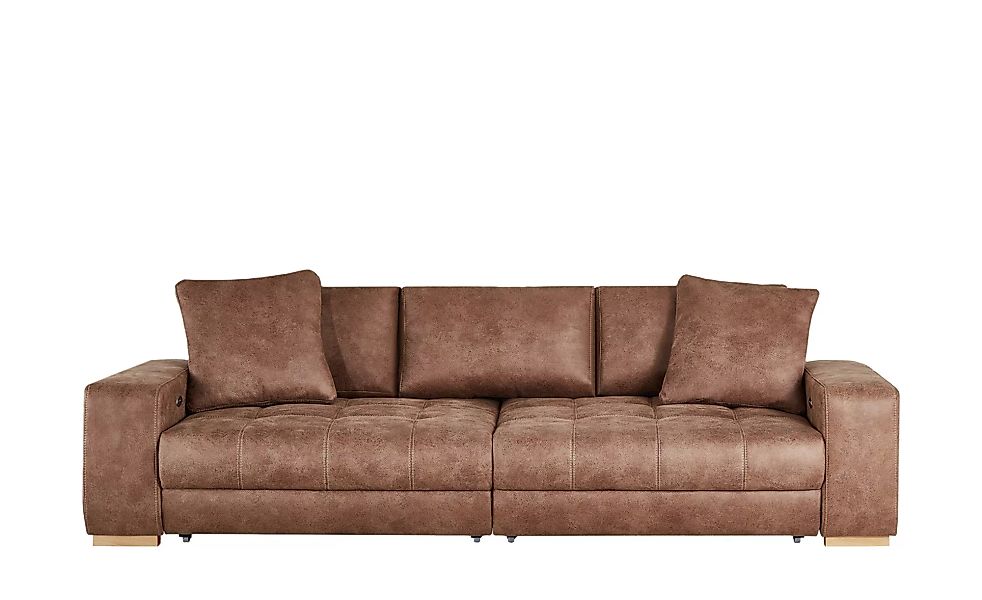 bobb Big Sofa  Caro - braun - 302 cm - 68 cm - 136 cm - Polstermöbel > Sofa günstig online kaufen