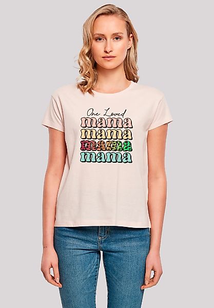 F4NT4STIC T-Shirt "Mothers Day Mama Typography Leopard Print Pastel", Premi günstig online kaufen