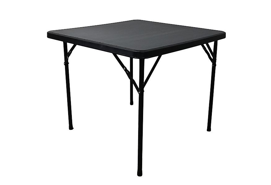 PROREGAL® Gartentisch Balkontisch klappbar 86x86cm 4 Personen Schwarz wette günstig online kaufen