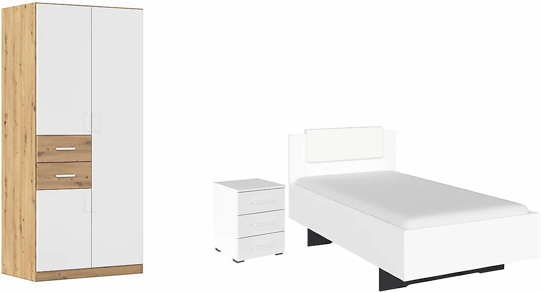 rauch Schlafzimmer-Set "Komplettzimmer Komplettschlafzimmer Schlafzimmer-Se günstig online kaufen