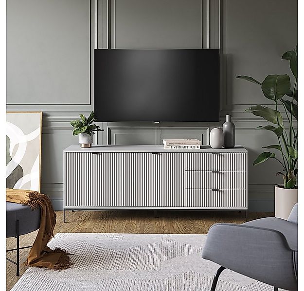 Vicco Lowboard Eliza, Grau, 150.1 x 60 cm (1 St) günstig online kaufen