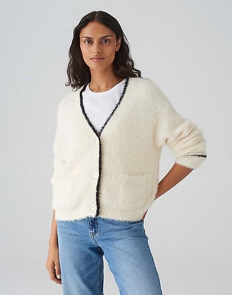 OPUS Cardigan Kuscheliger Cardigan DIPINGA Loose mit Wolle Strick günstig online kaufen