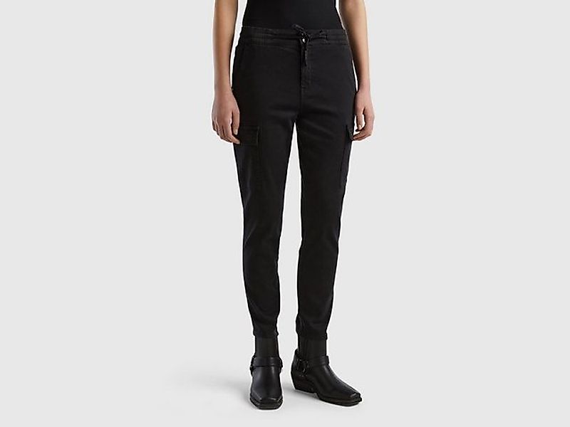 United Colors of Benetton Cargohose mit elastischem Bund günstig online kaufen