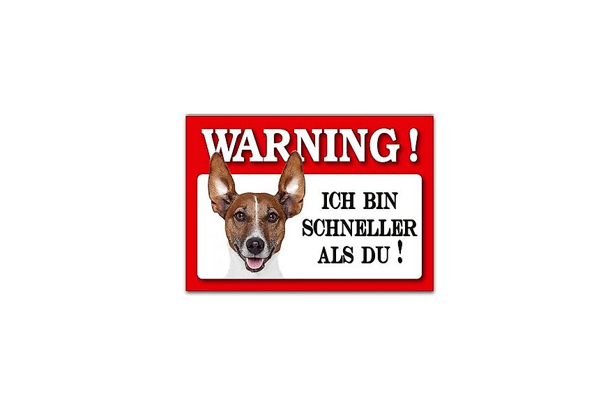 HTI-Line Metallschild Blechschild Wachhund Jack Russell Terrier, (Stück, 1 günstig online kaufen
