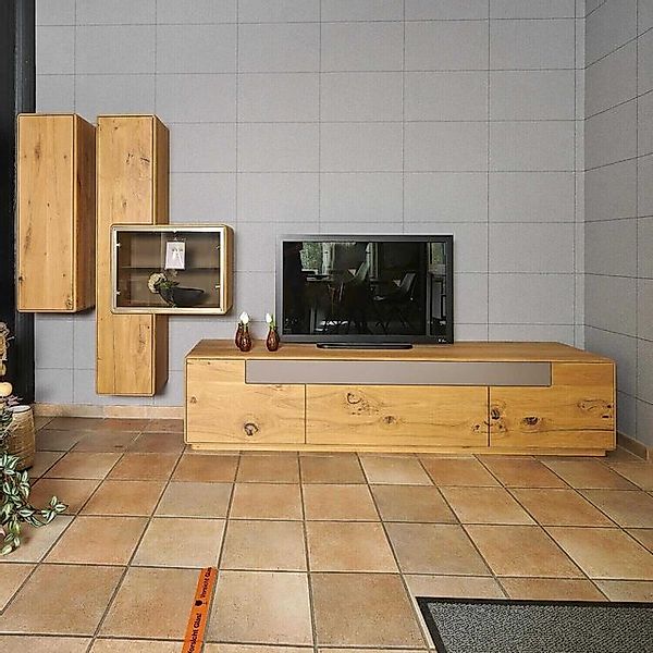 WÖSTMANN MARKENMÖBEL Anbauschrank Wohnwand Sineo Europäische Wildeiche Bohl günstig online kaufen