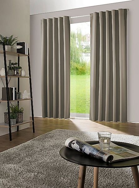 heimtexland Verdunkelungsvorhang Thermo Verdunklungsgardine Deko Gardine Vo günstig online kaufen