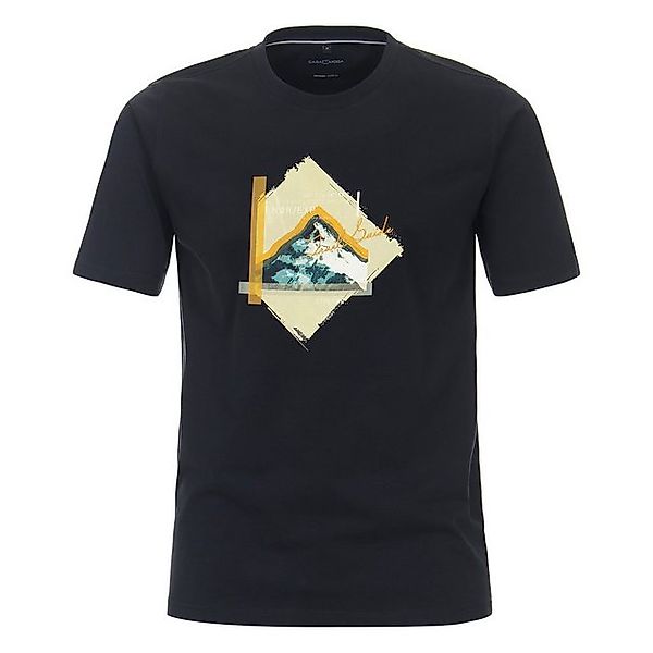 CASAMODA Rundhalsshirt Große Größen Herren T-Shirt navy modisch Print NØR/E günstig online kaufen