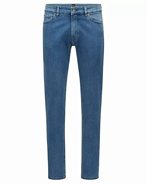 BOSS ORANGE Regular-fit-Jeans Maine BC-L-P mit Leder-Badge günstig online kaufen