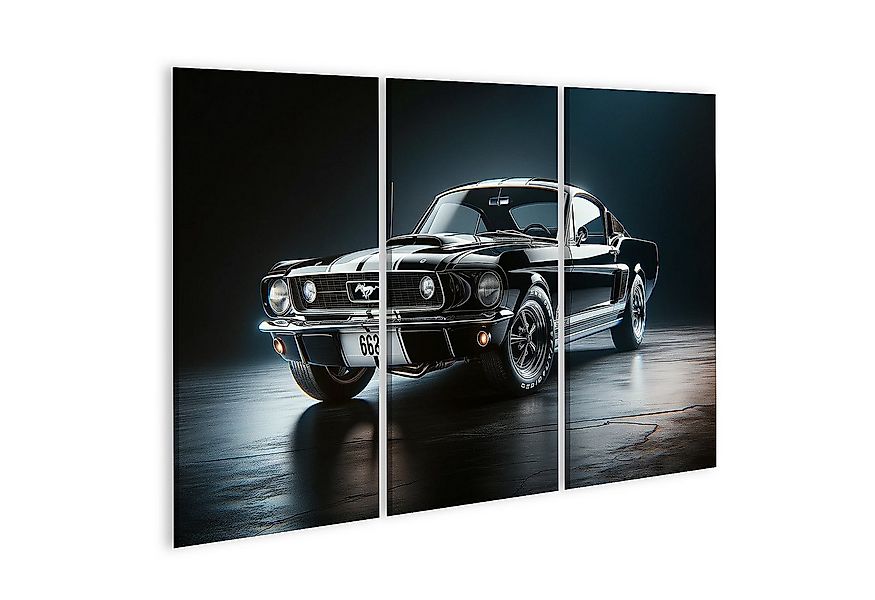 islandburner Leinwandbild Klassisches Muscle-Car schlankes Design Ford Must günstig online kaufen